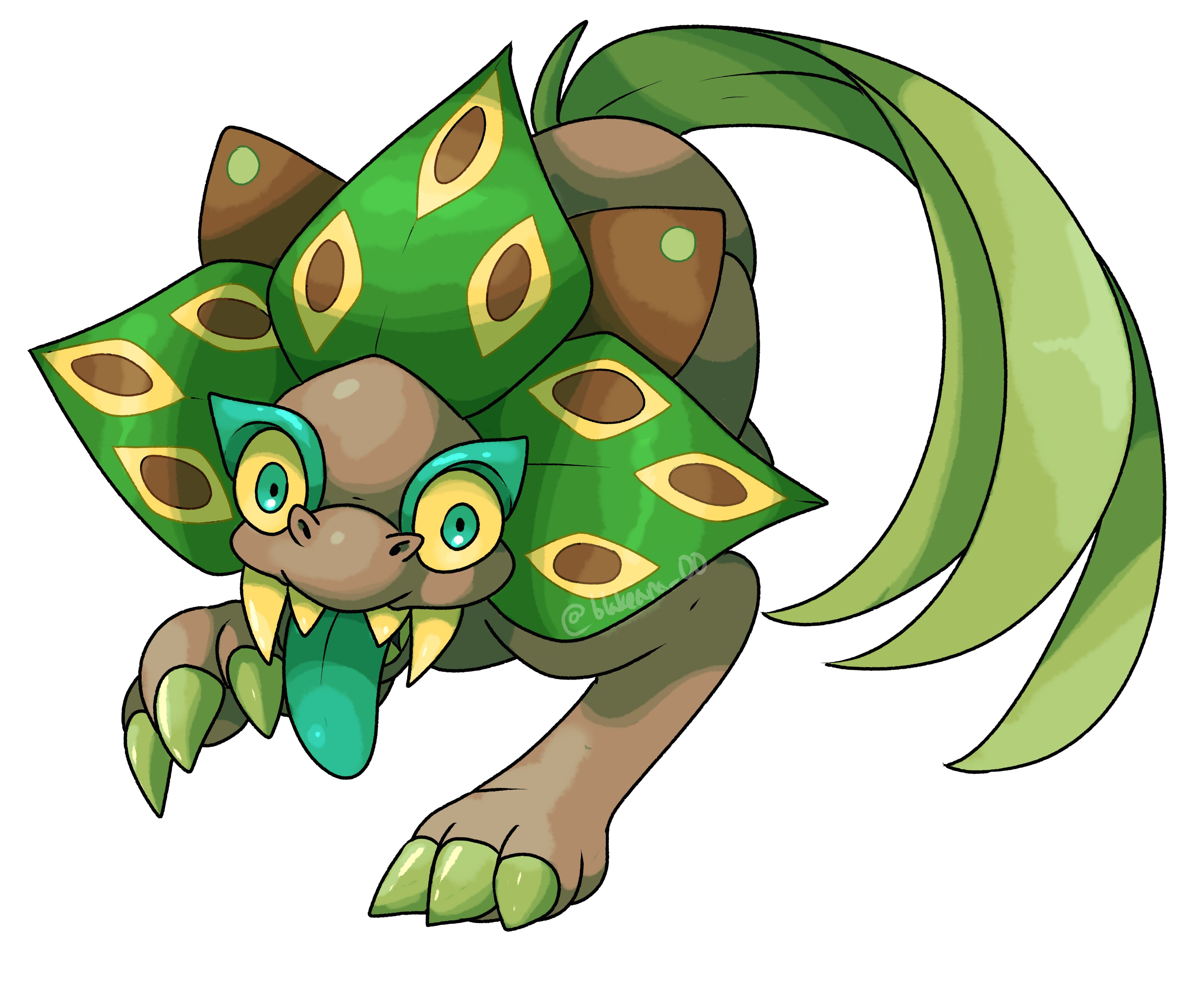 barong an earthly lionthing with leaf mane featuring eye patterns