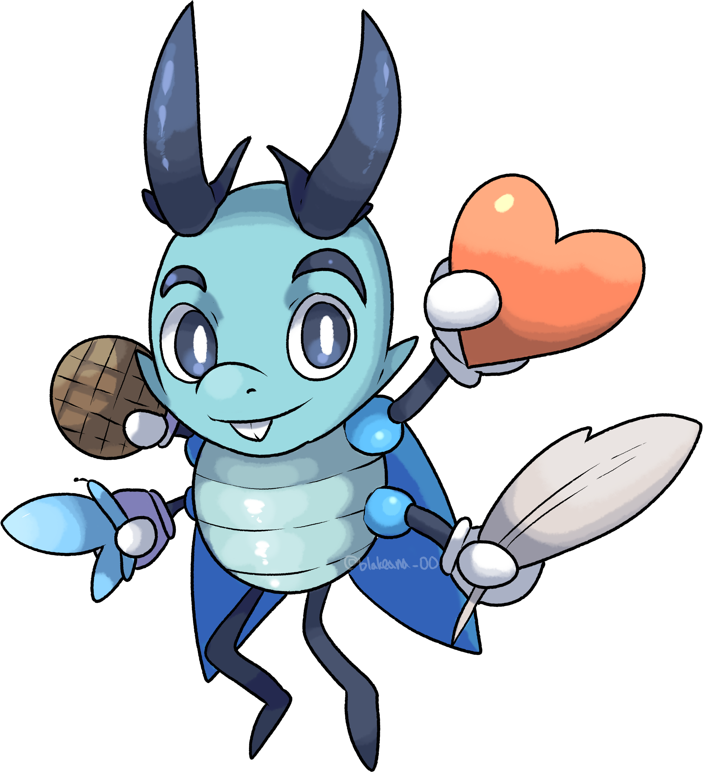 waffy waffy, wafrn's bug mascot